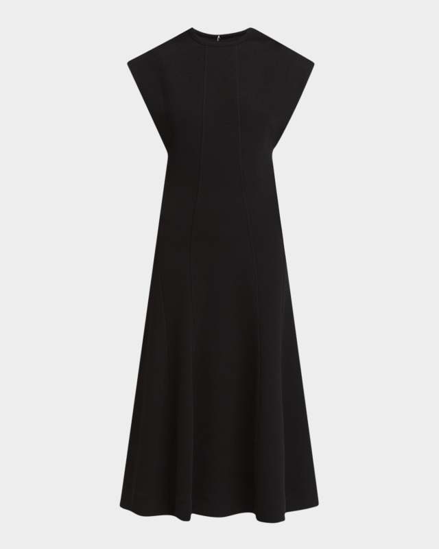 Sleeveless Midi A-Line Dress